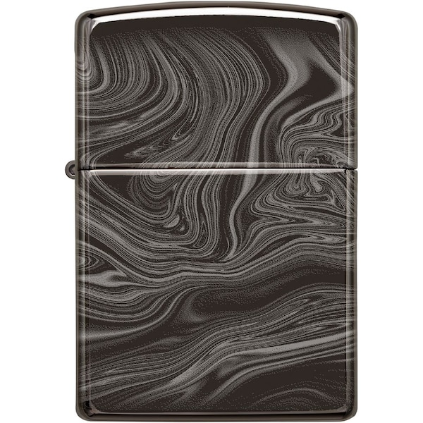Zippo 2024 Zippo Marble Pattern, High Polish Black, ZIP-49812 - main